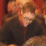 James Spader signing autographs after the event